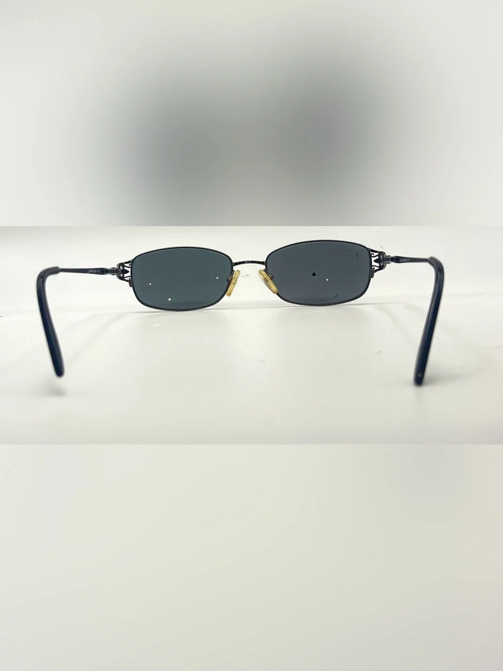 Silver Dollar Zora Gunmetal Oval Sunglasses Frames Only